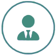 Icon of a business person